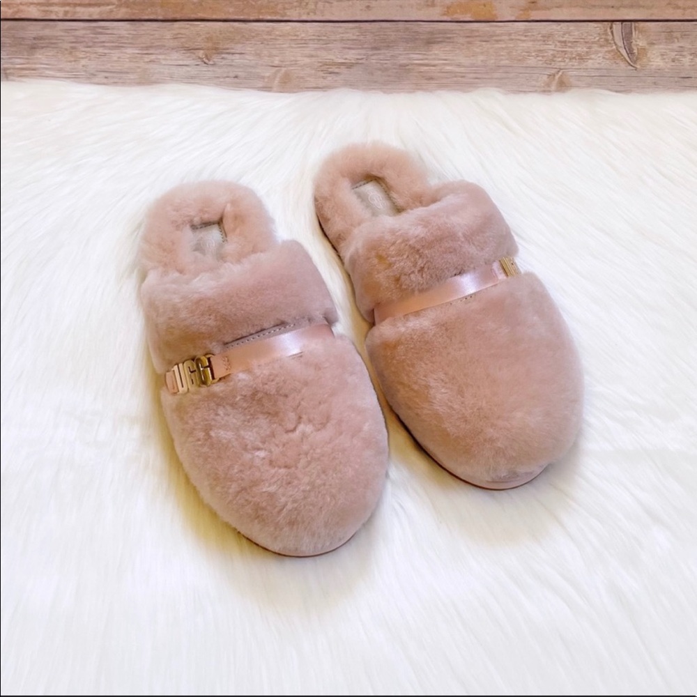 UGG Dalla UGG Metal Graphic Slippers In Quartz - Picture 6 of 8